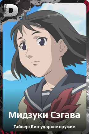 Карточка персонажа Мидзуки Сэгава