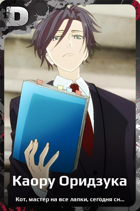 Карточка персонажа Каору Оридзука