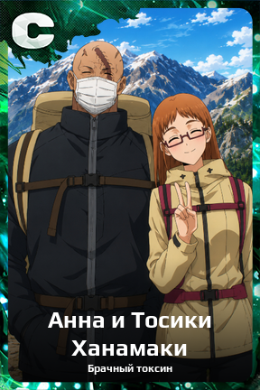 Карточка персонажа Анна и Тосики Ханамаки