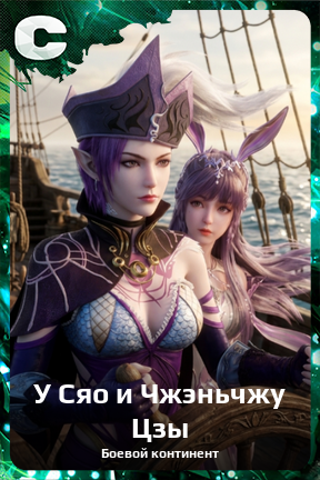 Карточка персонажа У Сяо и Чжэньчжу Цзы