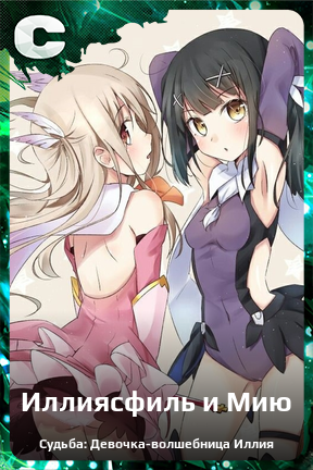Карточка персонажа Иллиясфиль и Мию
